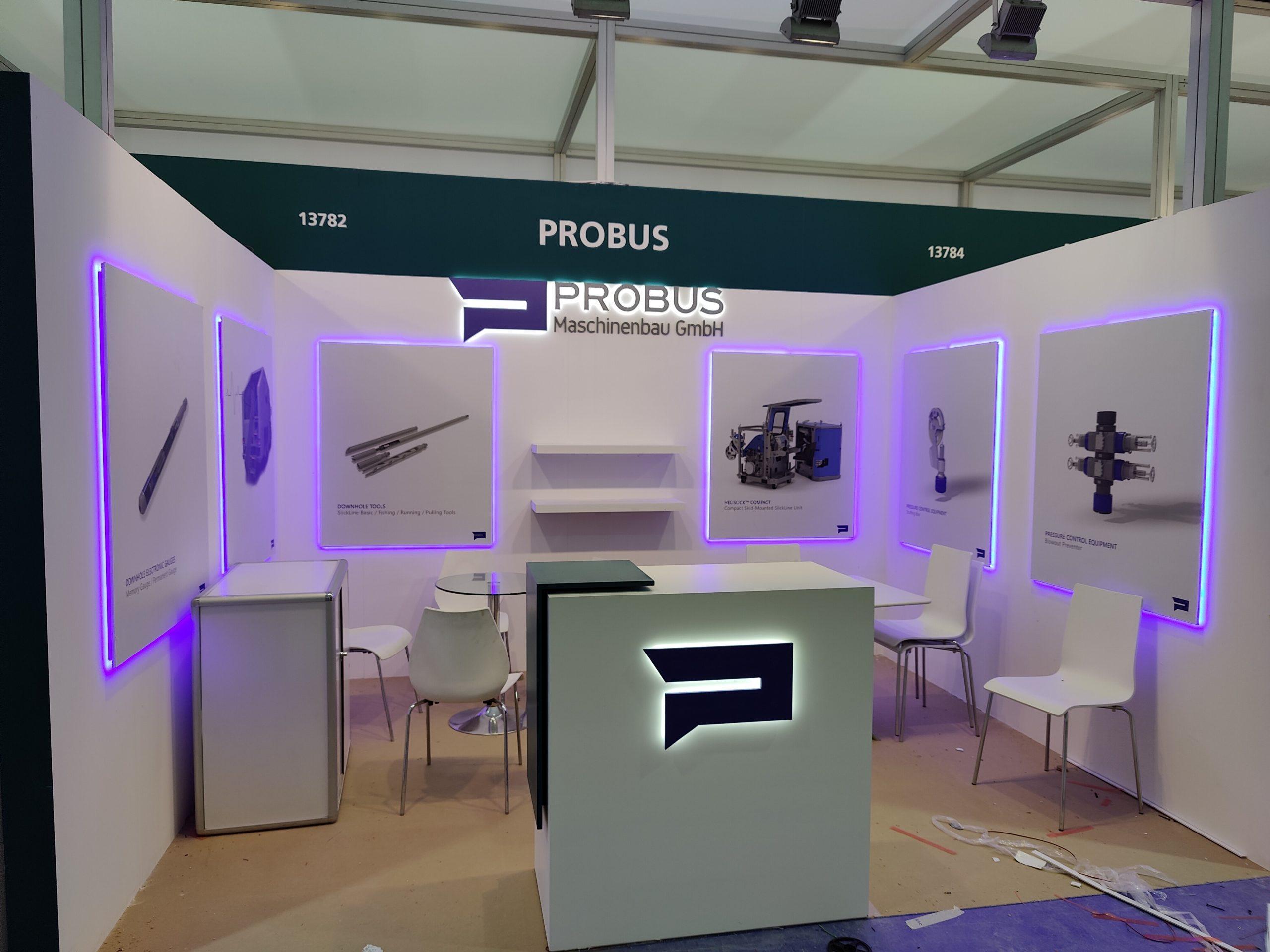 Shell Scheme Booth Upgrade of PROBUS