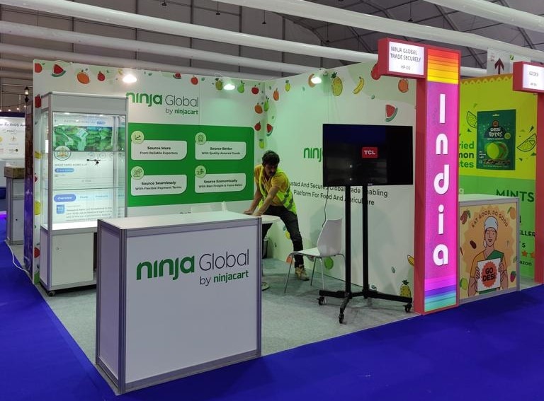 Ninja Global's Booth for Gulfood